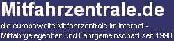 Mitfahrzentrale - Mitfahrgelegenheiten und Fahrgemeinschaften europaweit im Internet