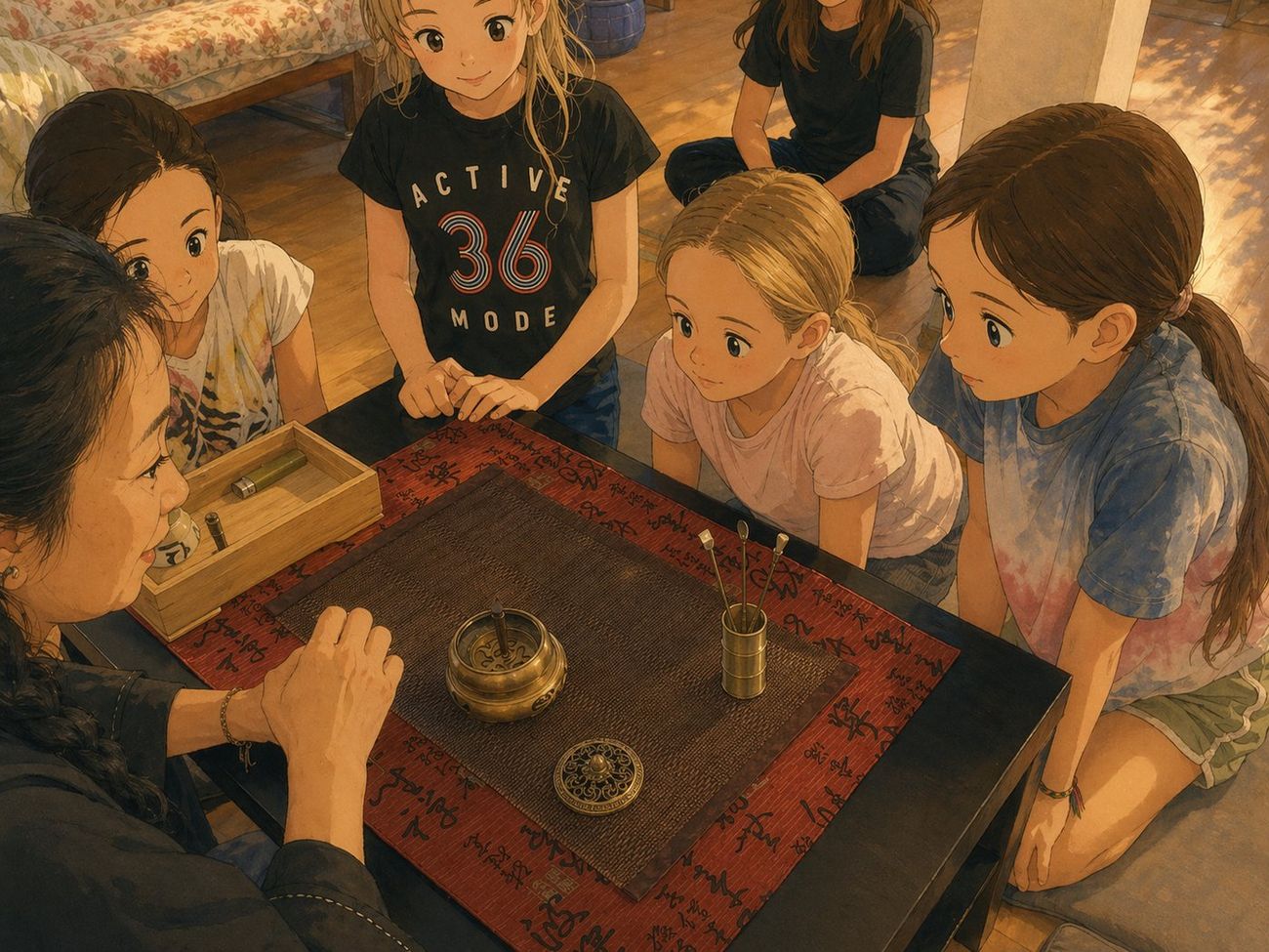 Illustration: A quiet moment of shared learning